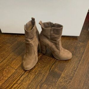 Next Tan Heeled Boots
